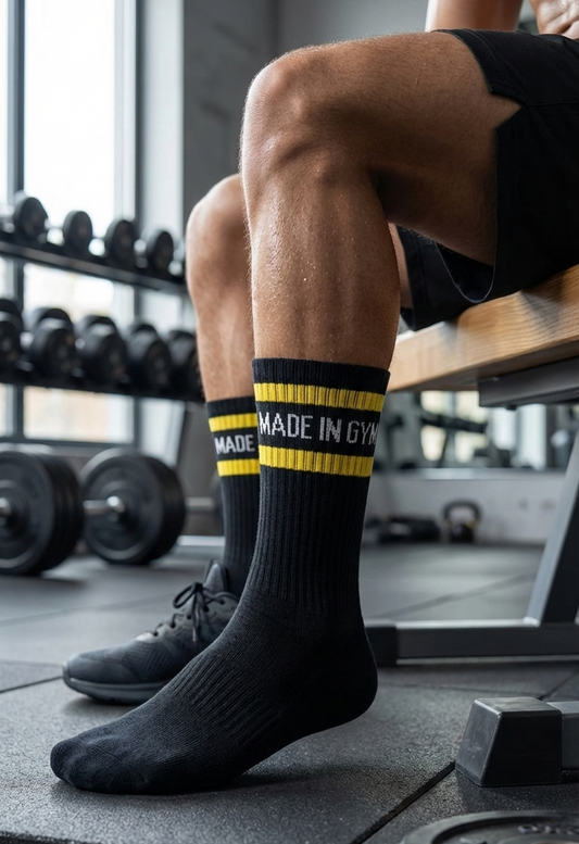 Made in Gym" Everyday Training Crew Socks