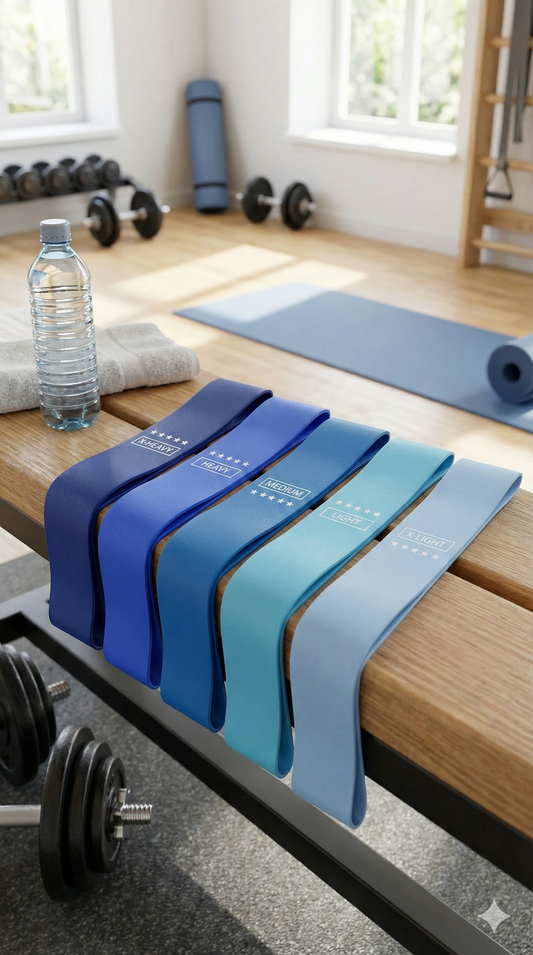 "Made in Gym" Total Tension Band Set (Light/Med/Heavy)