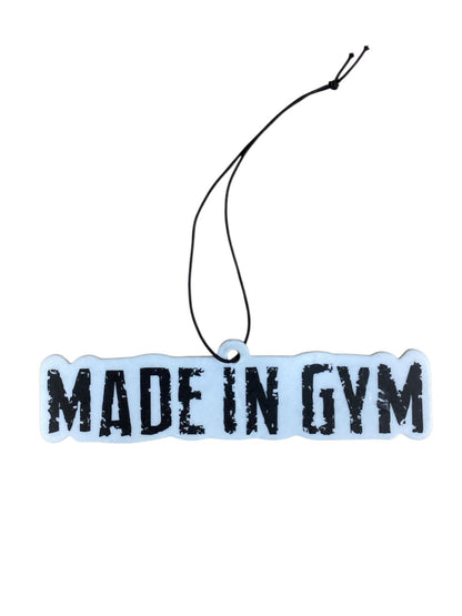 "Made in Gym" Fresh Grind Air Freshener | New Car Scent